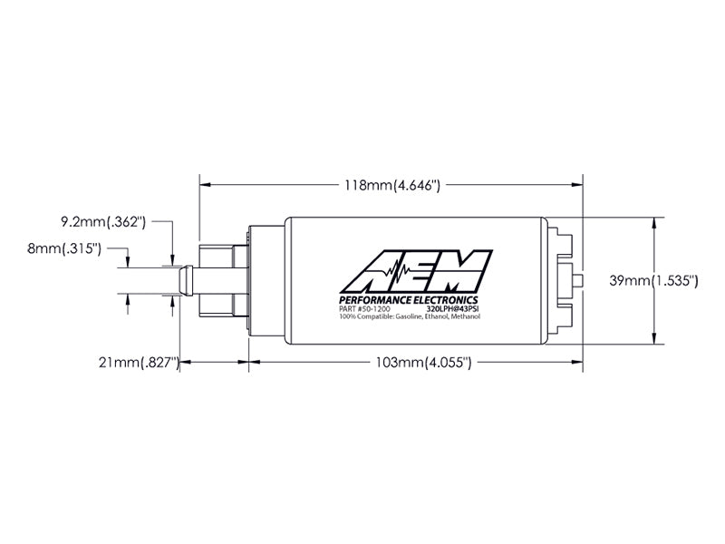 AEM 50-1200 AEM In-Tank Fuel Pumps