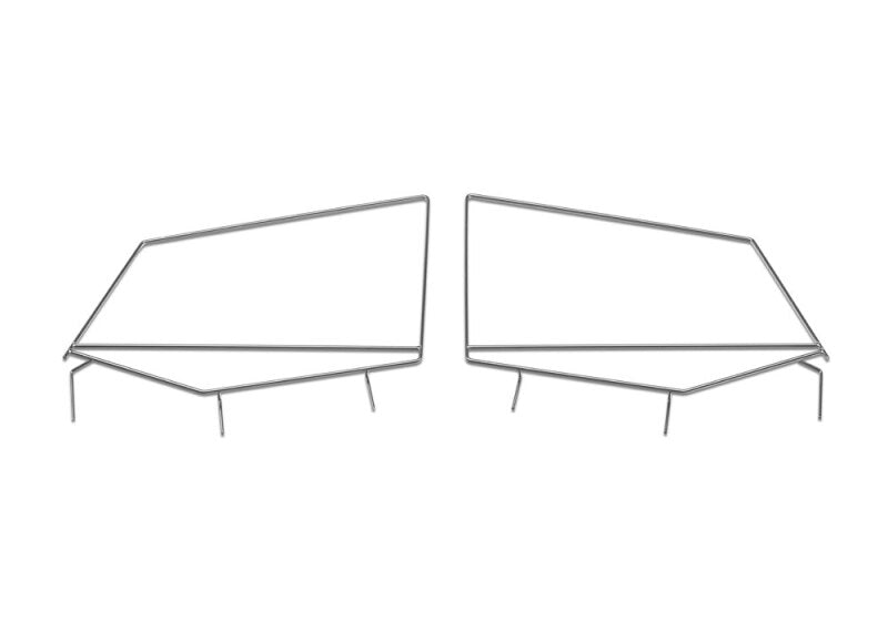Rampage 89699 1987-1995 Jeep Wrangler(YJ) Window Frame Only - Black