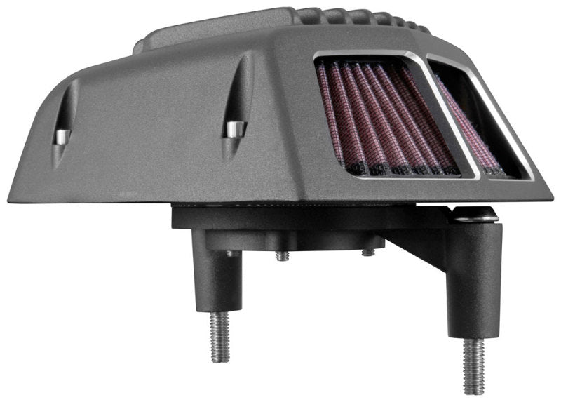 K&N Engineering RK-3950 K&N Street Metal Intake System for 01-16 Harley Davidson Softail/Dyna - Shaker Black