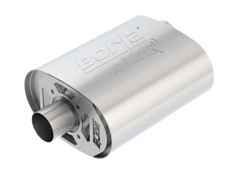 Borla 400856 CrateMuffler Ford 5.0L Coyote ATAK 2.5in Offset/Center 12in x 6in x 10.34in Muffler