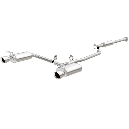 Magnaflow 19181 MagnaFlow Sys C/B 2015 Honda Accord 3.5L V6 2.5in SS Dual Split Rear Polished 4.5 Tip