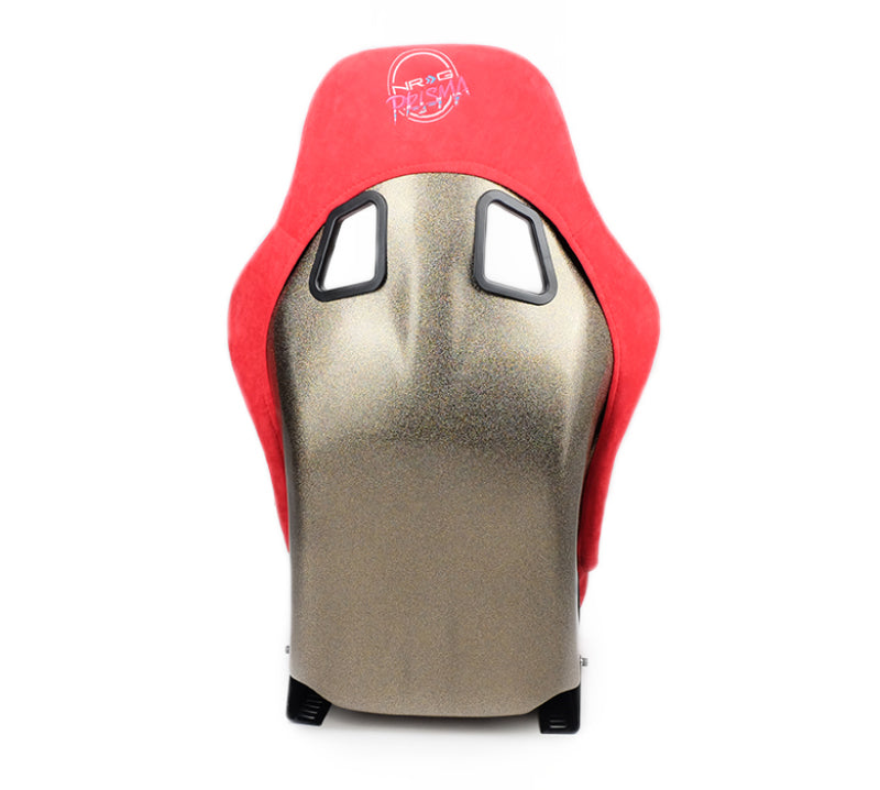 NRG FRP-303RD-ULTRA FRP Bucket Seat ULTRA Edition - Medium (Red Alcantara/Pearlized Back)