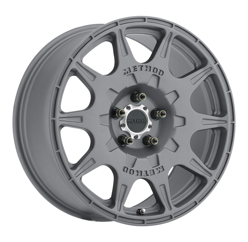Method Wheels MR50278051838 Method MR502 RALLY 17x8 +38mm Offset 5x100 67.1mm CB Titanium Wheel