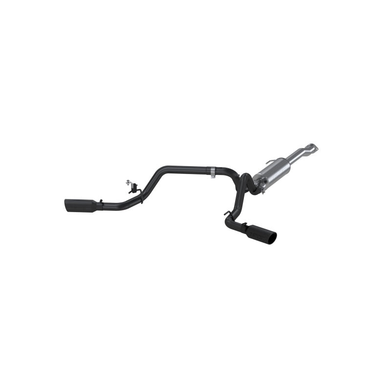MBRP S5340BLK 2016 Toyota Tacoma 3.5L 3in Cat Back Dual Split Side Black