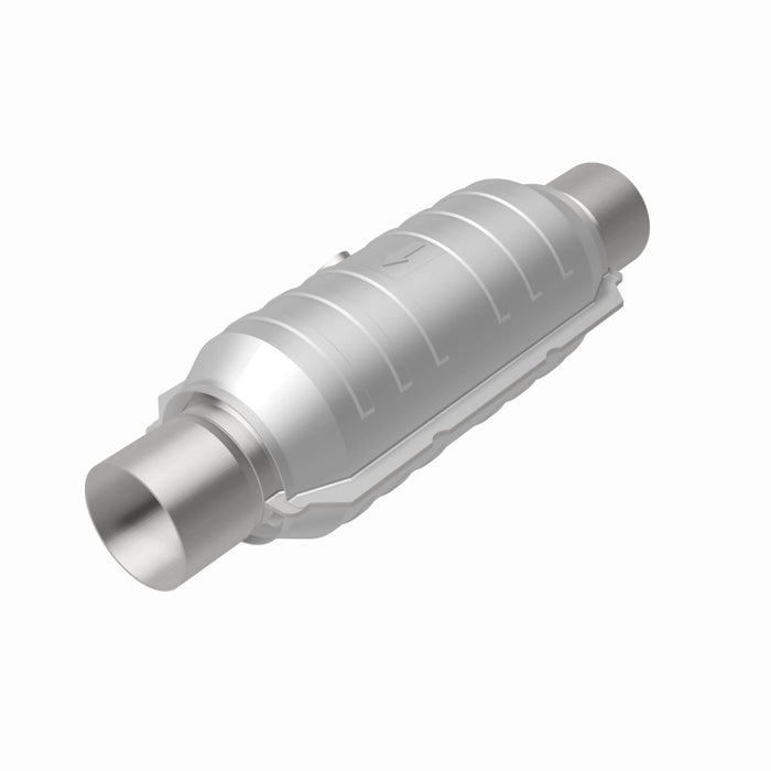 Magnaflow 51355 MagnaFlow Conv Univ 2.25in Inlet/Outlet Center/Center Round 11in Body L x 5.125in W x 15in Overall L