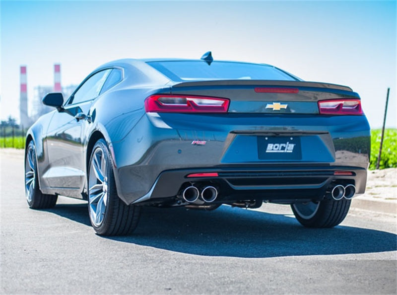 Borla 11931 2016 Chevy Camaro V6 AT/MT ATAK Rear Section Exhaust w/ Dual Mode Valves