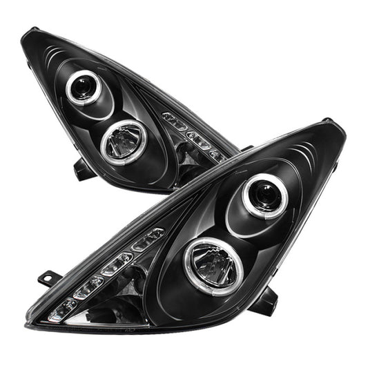 SPYDER 5011848 Spyder Toyota Celica 00-05 Projector Headlights LED Halo DRL Blk High H1 Low H1 PRO-YD-TCEL00-LED-BK