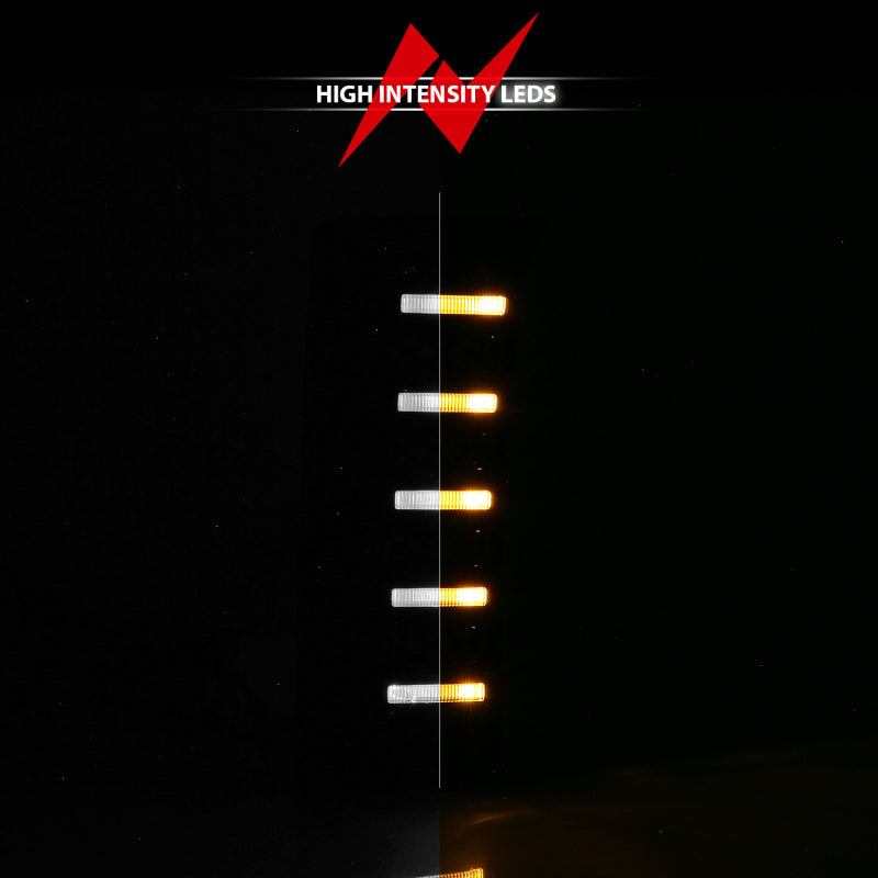 ANZO 511089X 22-24 Toyota Tundra (w/Factory LED Refl. & OE Bumper) Z-Series Full LED DRL Vent Lights - Pair