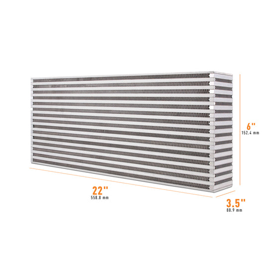Mishimoto MMUIC-09 Universal Air-to-Air Intercooler Core - 22in / 6in / 3.5in