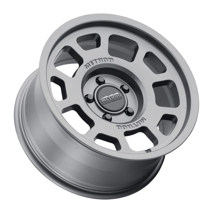 Method Wheels MR70578550800 Method MR705 17x8.5 0mm Offset 5x5 71.5mm CB Titanium Wheel