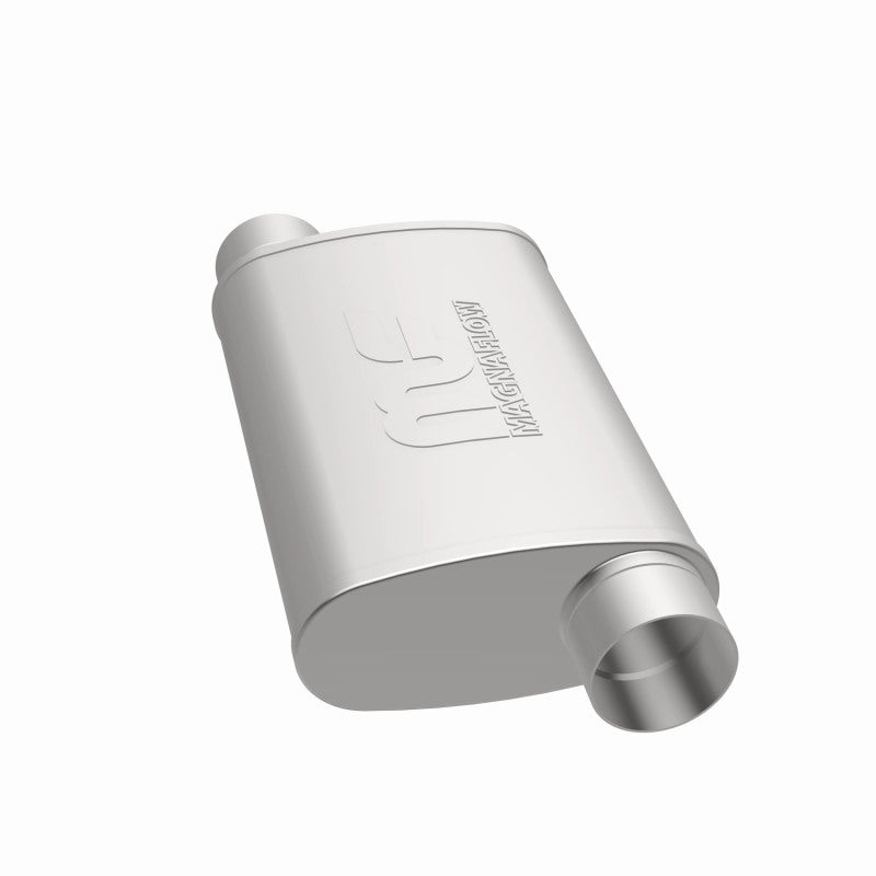 Magnaflow Perf Exhaust MAG11239 Stainless Steel Muffler 3in In/Out Offset/Offset