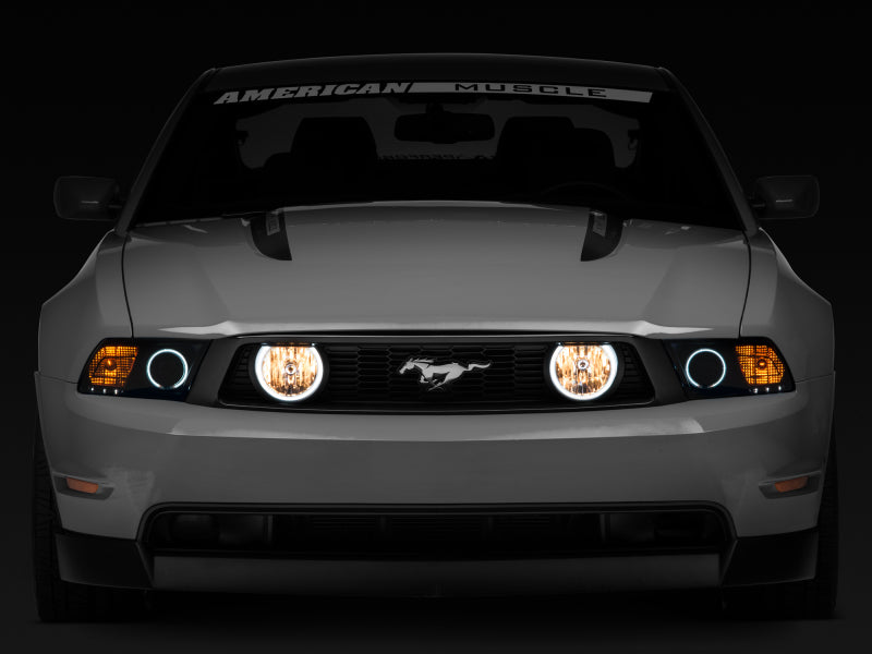 Raxiom 49133 05-12 Ford Mustang GT LED Halo Fog Lights (Chrome)