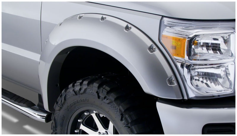 Bushwacker 20931-02 11-16 Ford F-250 Super Duty Styleside Pocket Style Flares 4pc 98.0/81.8in Bed - Black