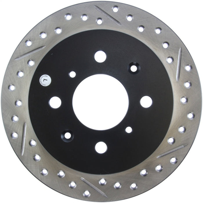 Stoptech 127.40017L StopTech 90-96 Acura Integra / 97-01 Integra (Exc. Type R) Slotted & Drilled Left Rear Rotor