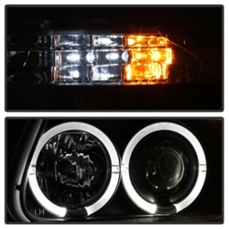 SPYDER 5010131 Spyder Ford Explorer 95-01 1PC Projector Headlights LED Halo Blk PRO-YD-FEXP95-HL-1PC-BK