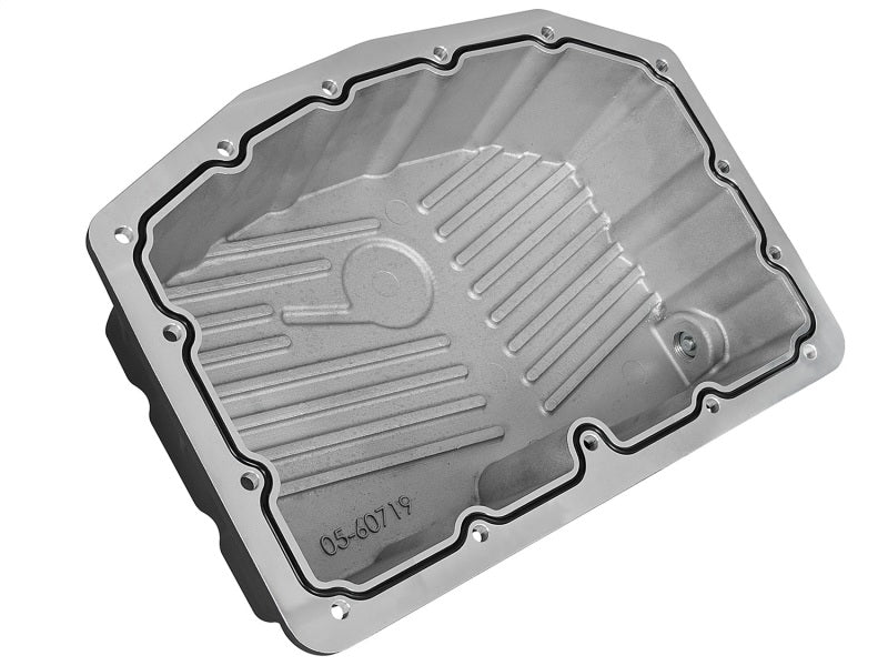 aFe 46-70322 AFE Pro Series Engine Oil Pan Black w/Machined Fins; 11-16 Ford Powerstroke V8-6.7L (td)