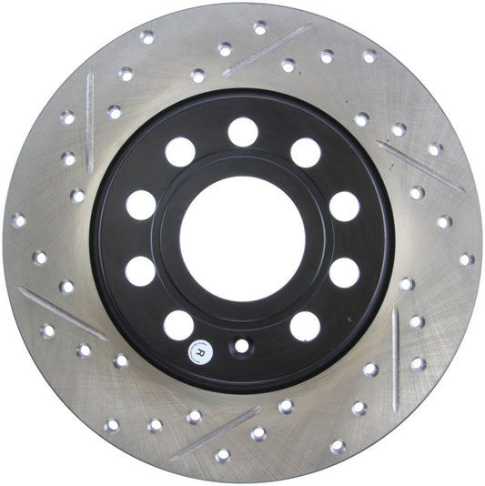 Stoptech 127.33131R StopTech Slotted & Drilled Sport Brake Rotor