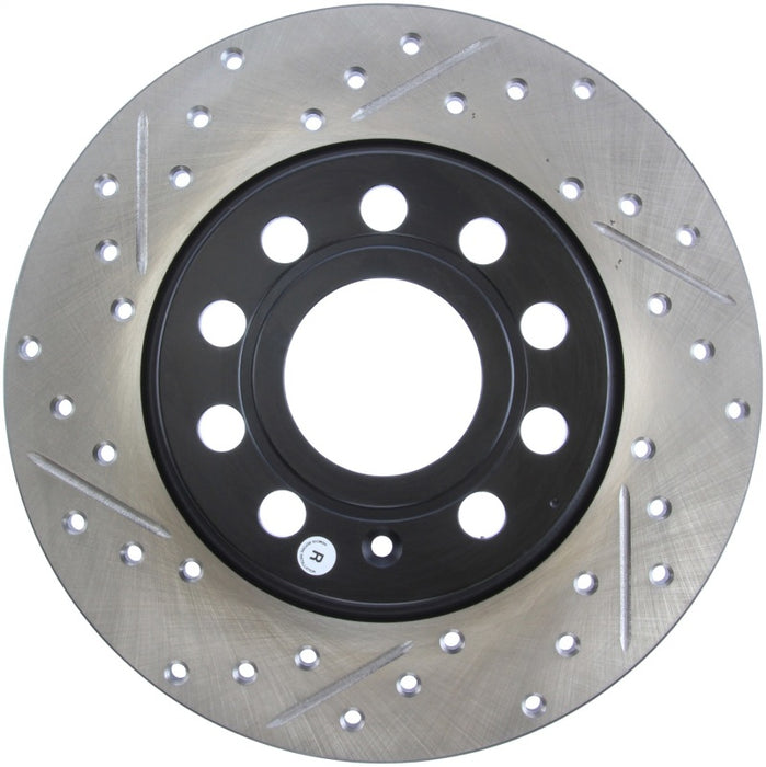 Stoptech 127.33131R StopTech Slotted & Drilled Sport Brake Rotor