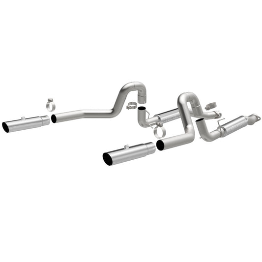 Magnaflow 16394 MagnaFlow 99-04 Mustang Mach 1 V8 4.6L Dual Split Rear Exit Stainless Cat-Back Performance Exhaust