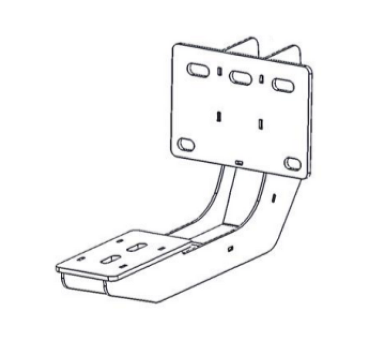Go Rhino 6943066 19-22 RAM 1500 Crew Cab 4DR Mounting Brackets (V-Series V3/RB10 Slim/RB20 Slim) - Tex. Blk