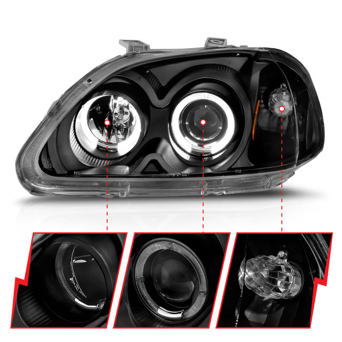 ANZO 121068 ANZ LED/Projector Headlights