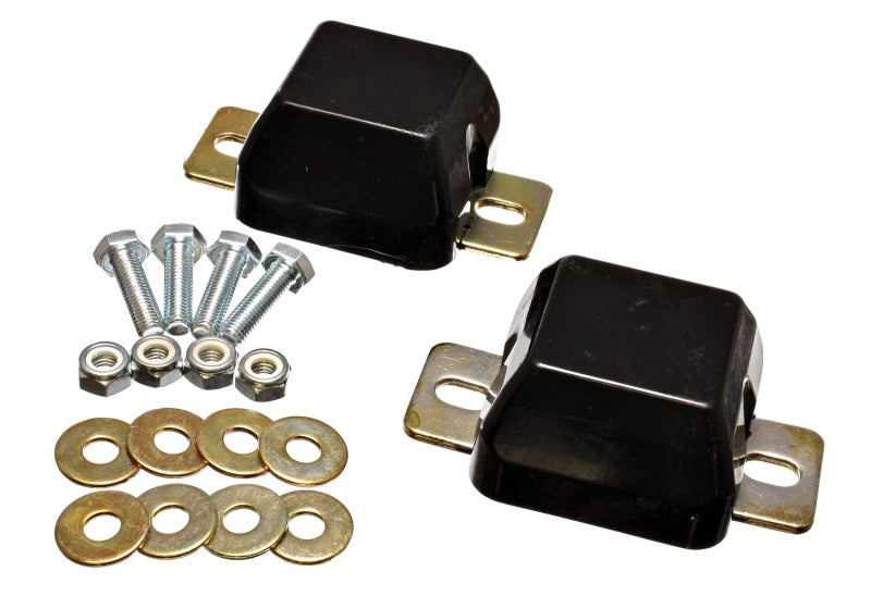 Energy Suspension 4.9103G 00-04 Ford Excursion / 99-04 F-250 Super Duty 4WD Black Front Axle Bump Stop Set