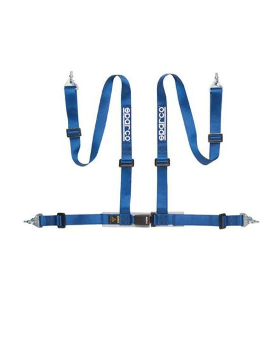 SPARCO 04604BM1AZ Sparco Belt 2 Inch Blue 4Pt Snap-In