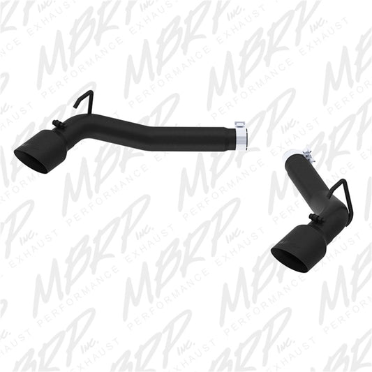 MBRP S7019BLK 2010-2015 Chevrolet Camaro V8 6.2L 3in Black Coated Axle Back Muffler Delete