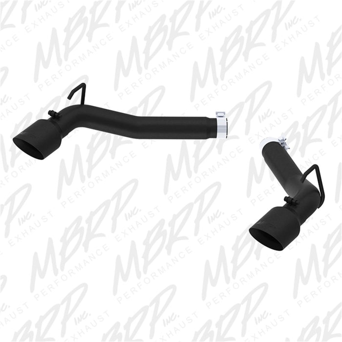 MBRP S7019BLK 2010-2015 Chevrolet Camaro V8 6.2L 3in Black Coated Axle Back Muffler Delete