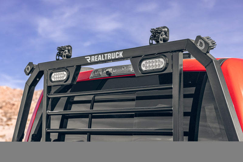 BackRack SRL702 99-24 Ford F-250/350/450 SD (17-24 Alum Body) SRL Rack Lighted Shortened Frame ONLY Req. HW