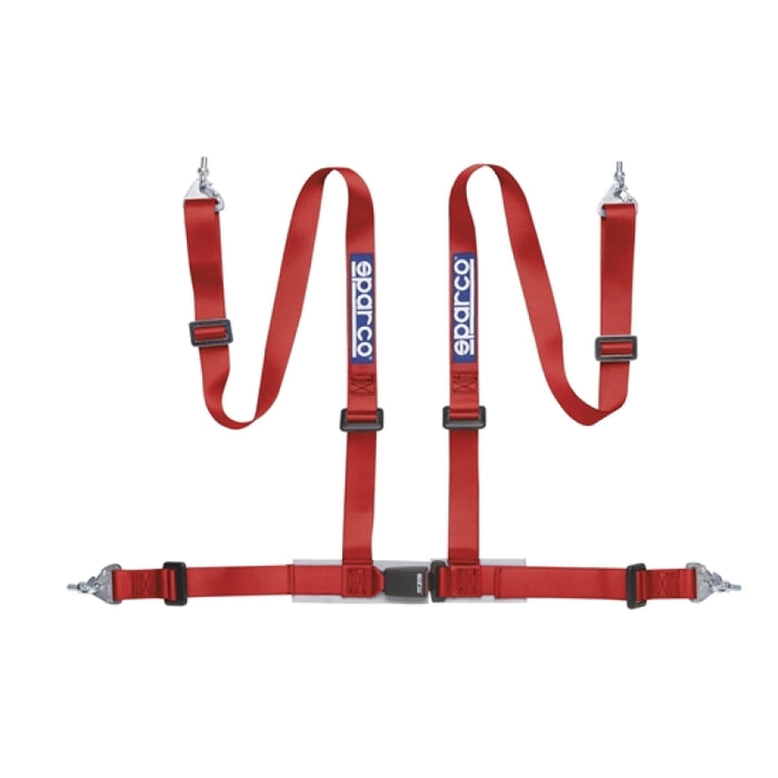 SPARCO 04604BM1RS Sparco Belt 2 Inch Red 4Pt Snap-In