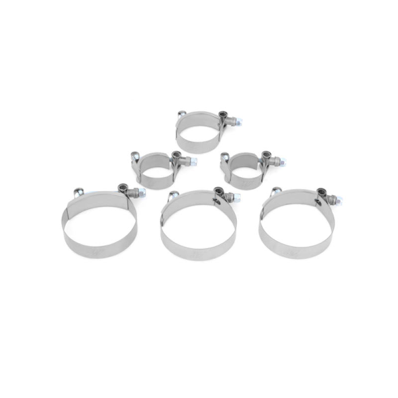 Mishimoto MMTMIC-WRX-01SLBL Subaru 02-07 WRX/04-07 STi Top-Mount Intercooler Kit - Powder Coated Silver & Blue Hoses