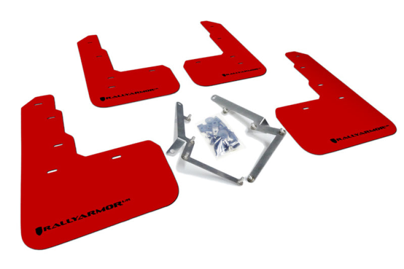 Rally Armor MF47-UR-RD/BLK 17-22 Honda Civic Type R Red UR Mud Flap w/Black Logo