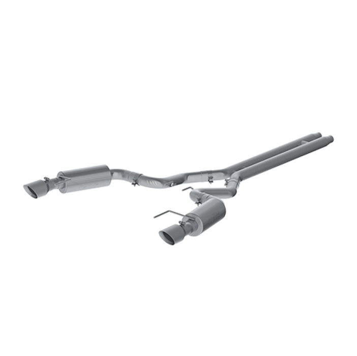MBRP S7239409 15 Ford Mustang GT 5.0 Convertible T409 3in Cat Back Dual Split Rear Exit (Street Version)