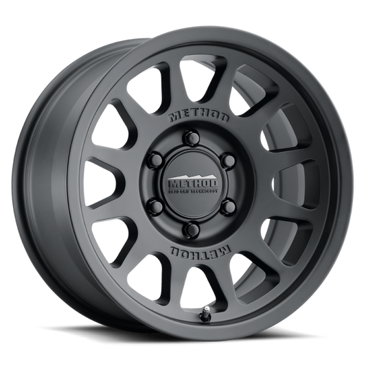 Method Wheels MR70377563550 Method MR703 17x7.5 +50mm Offset 6x130 84.1mm CB Matte Black Wheel