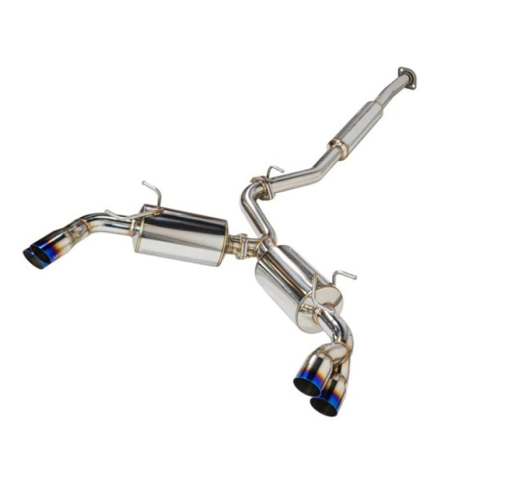 Remark RK-C4063T-04T REMARK Sports Touring CatBack Exhaust, Toyota GR86 / Subaru BRZ 2022+, Burnt Stainless Tip