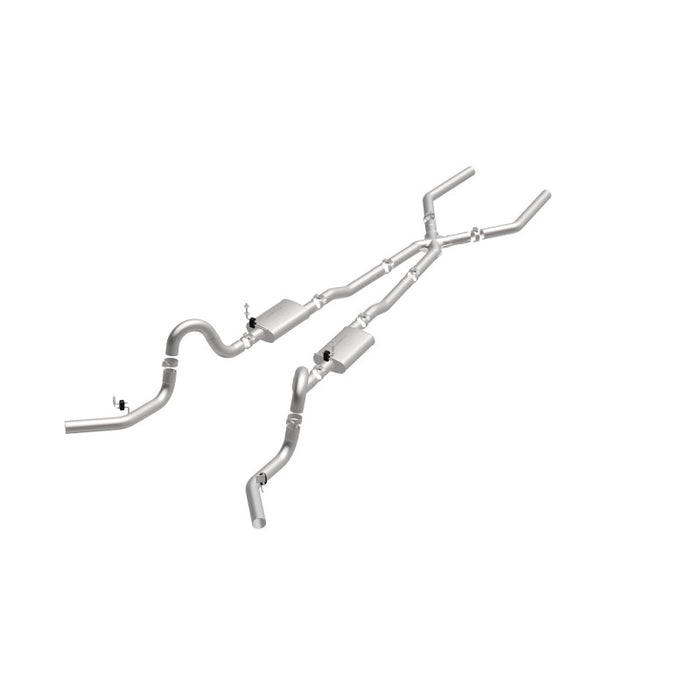 Magnaflow Perf Exhaust MAG15898 68-72 GM A Body 3in Dual Exhaust System