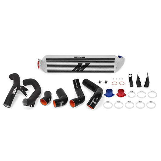 Mishimoto MMINT-CIV-16KSLWBK 2016+ Honda Civic 1.5T / 2017+ Honda Civic Si Silver Intercooler Kit w/Black Pipes