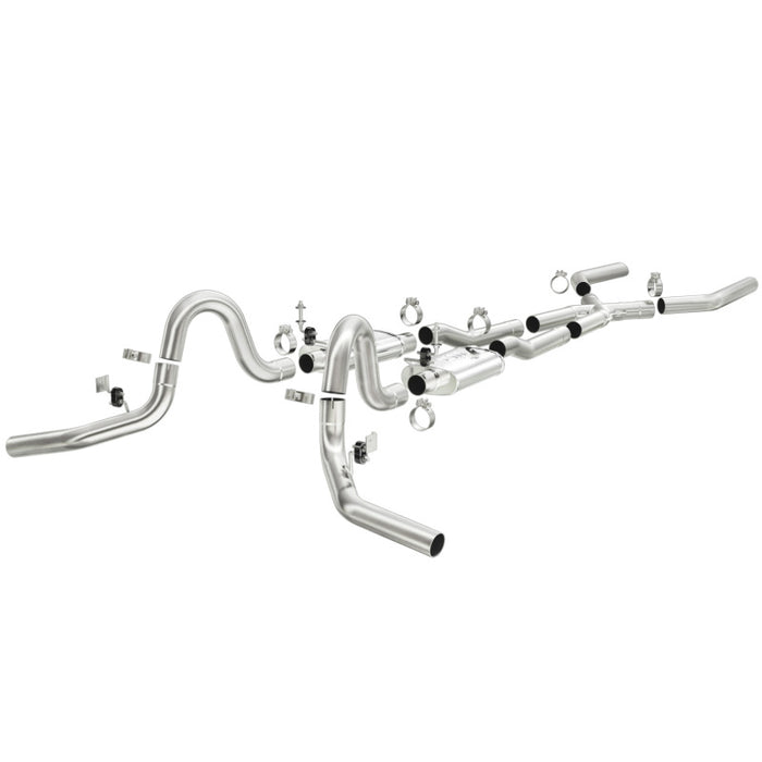Magnaflow Perf Exhaust MAG15898 68-72 GM A Body 3in Dual Exhaust System