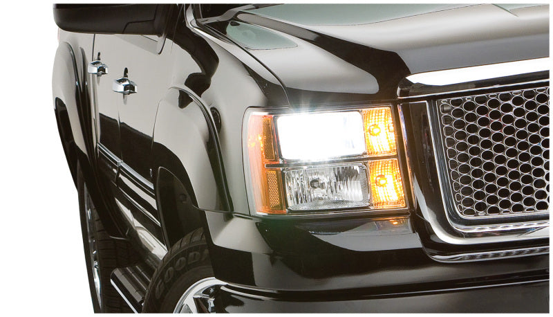 Bushwacker 40939-02 07-13 GMC Sierra 1500 Fleetside OE Style Flares 4pc 69.3in Bed - Black