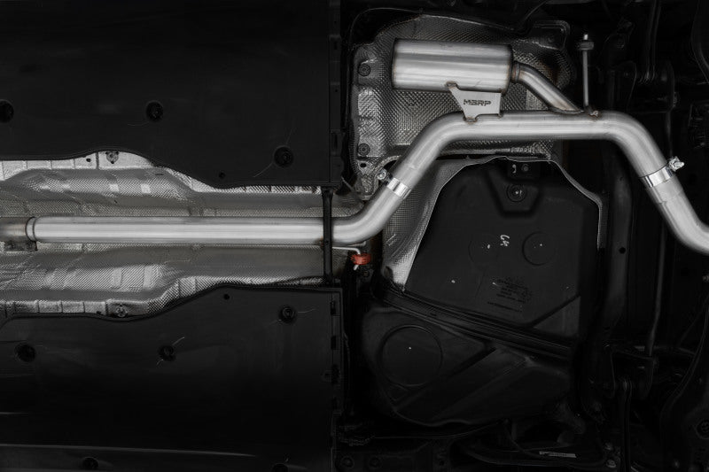 MBRP S46153CF 2022 VW Jetta GLI 2.0 TSI 3in Cat Back T304 SS 2.5in Dual Split Rear w/ Carbon Fiber Tips