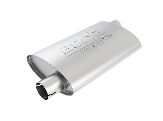Borla 400489 Universal PRO-XS Oval 2.25in Inlet / Outlet Offset Notched Muffler