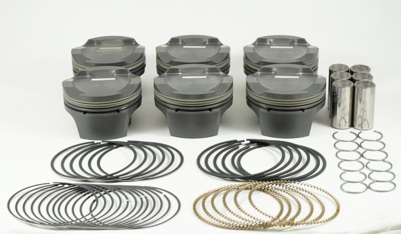 Mahle 197832225 MS BMW N54 B30 3.0L 84.50mm x 31.7mm CH 17.2cc 314g 10.3CR Pistons (Set of 6)