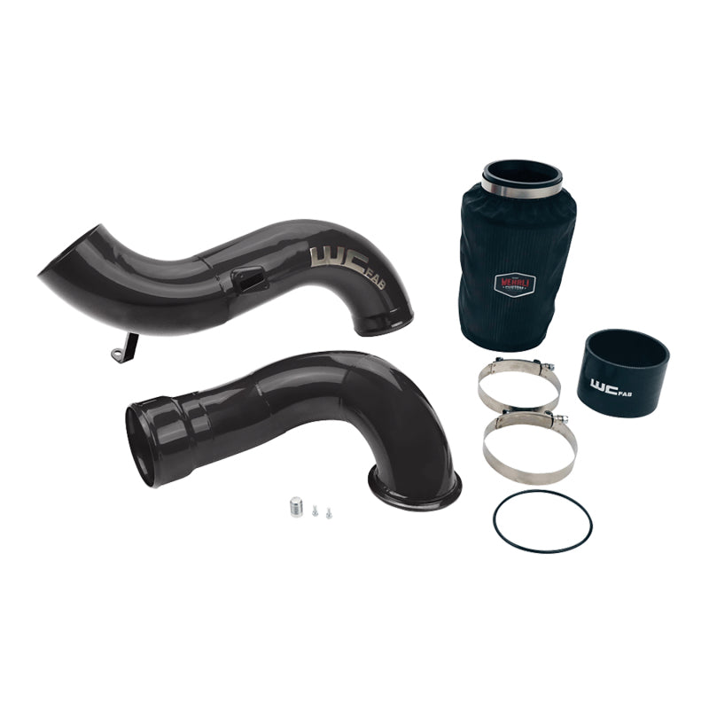 Wehrli WCF100639-GW 07.5-10 Chevrolet 6.6L LMM 4in Intake Kit Stage 2 - Gloss White