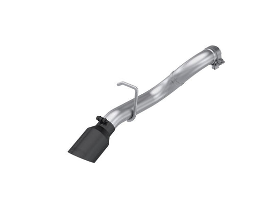 MBRP S5539409BT 18-24 Jeep Wrangler 3.6L T409 Stainless Steel 2.5in Axle-Back Turn Down Exit - Black Tip
