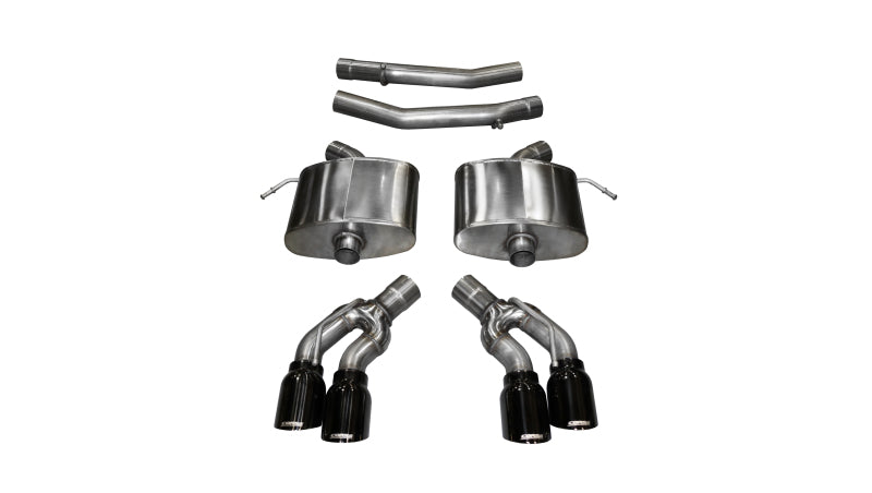 CORSA Performance 14358BLK Corsa 2016-2019 Cadillac CTS V 6.2L V8 2.75in Black Xtreme Axle-Back Exhaust