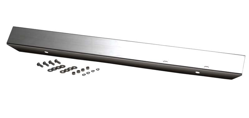Kentrol 30471 45-86 Jeep CJ 42 Inch Front Bumper Without Hole - Polished Silver