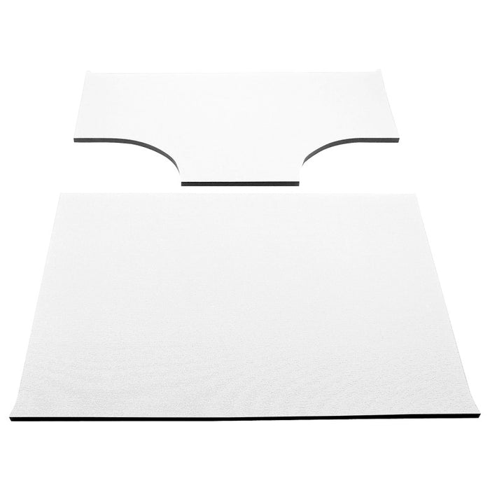 DEI 50148 03-06 Jeep Wrangler TJ 2-Door w/Speaker Pods Boom Mat Headliner - 2 Piece - White