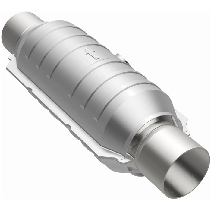 Magnaflow 51354 MagnaFlow Conv Univ 2in Inlet/Outlet Center/Center Round 11in Body L x 5.125in W x 15in Overall L