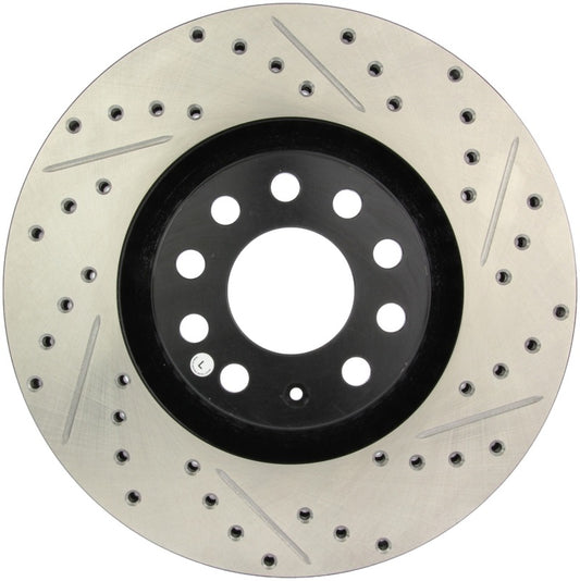 Stoptech 127.33096L StopTech 05-06 Audi A4 Quattro/ 02-04 A6 Quattro / 99-02 S4 Front Left Slotted & Drilled Rotor